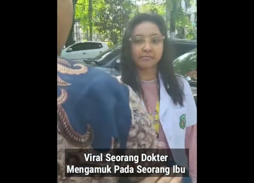 Viral, Seorang Dokter Wanita Tendang Mobil Warga dan Marah-marah