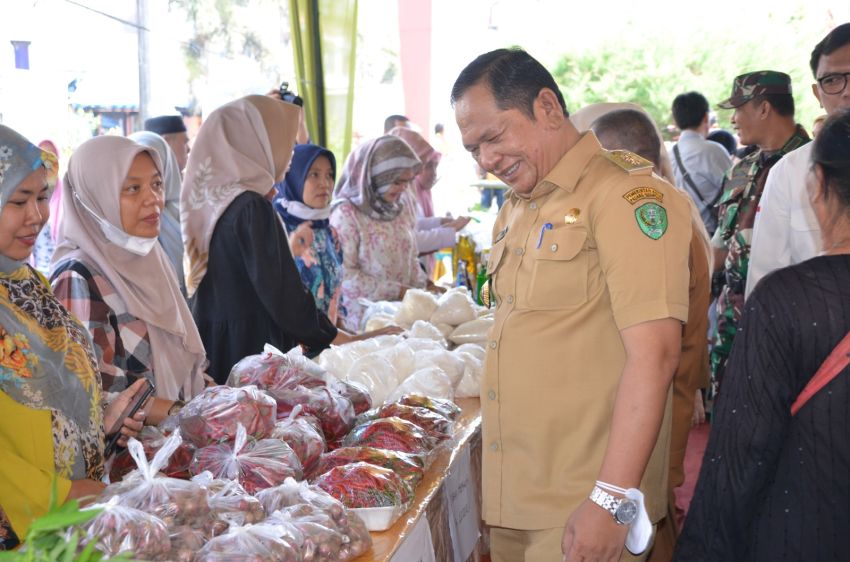 Gelar Pasar Murah, Pemko Bersama Perbankan Se-Kota Psp Layani Penukaran Pecahan Uang Kecil