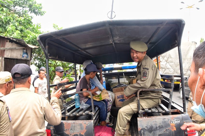 Gelar Razia, 15 Gepeng Diamankan Petugas Deli Serdang