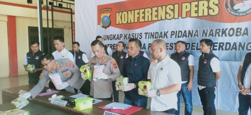 Pengembangan, Polresta Deli Serdang Tangkap Kurir 18 Kg Sabu 9550 Butir Ekstasi