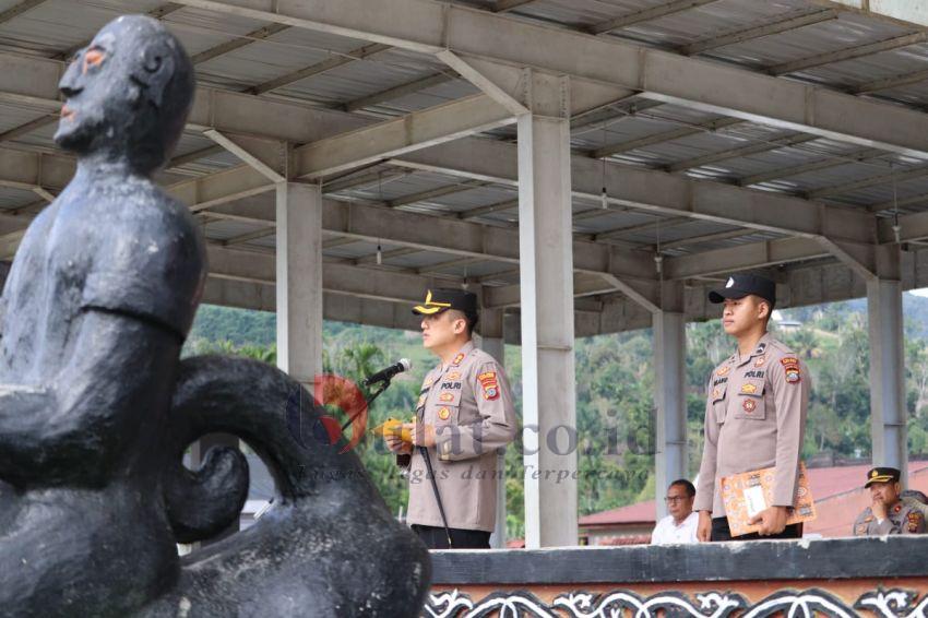 Pimpin Apel, Kapolres Minta Elemen Terkait Tingkatkan Penanggulangan Karhutla