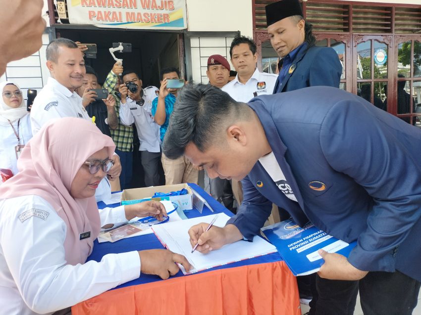 Jadi Partai Pertama Nasdem Madina Daftarkan Bacaleg Ke Kpu 4409