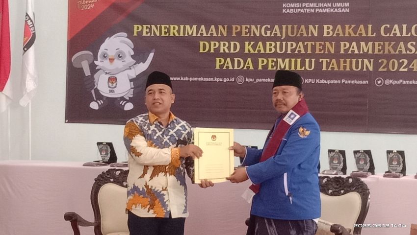 DPC PAN Pamekasan Daftarkan 45 Bacaleg ke KPU