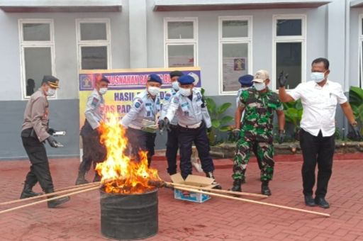 Bersama APH LP Psp Lakukan Deklarasi Zero Halinar