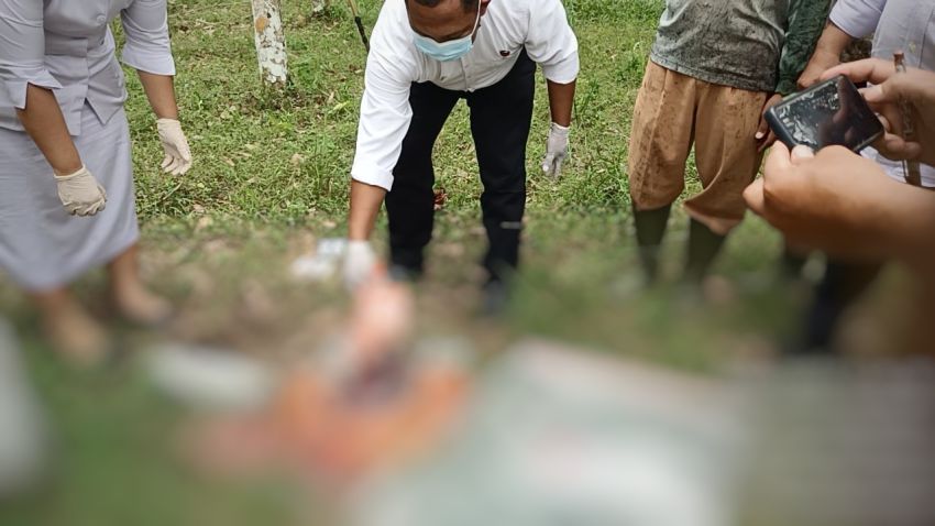 Janin Bayi Ditemukan di Kebun PTPN III Aek Nabara Utara
