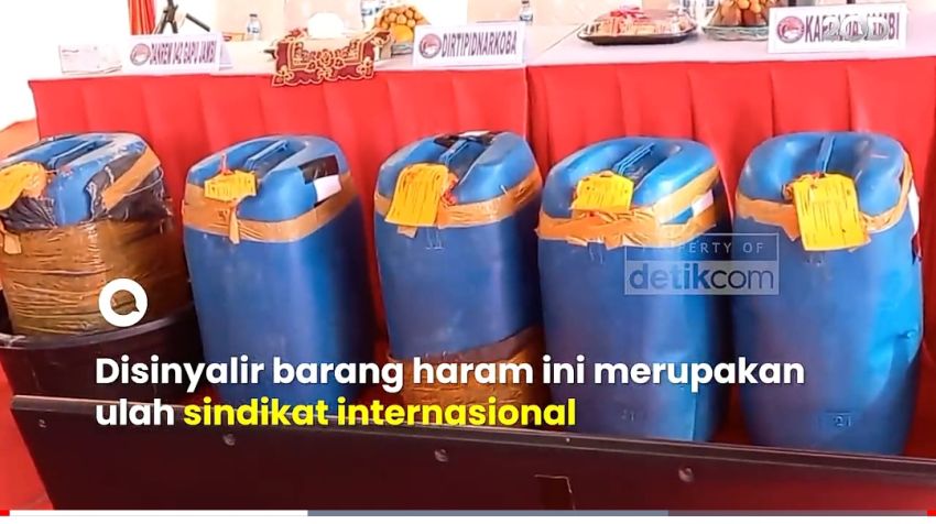 264 Kg Bahan Baku Sabu Disita Polda Jambi, Pelakunya WNA Asal Iran