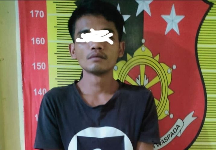 Maling Sepeda Motor Warga Desa Pudun Jae Diringkus Polisi Bersama Warga