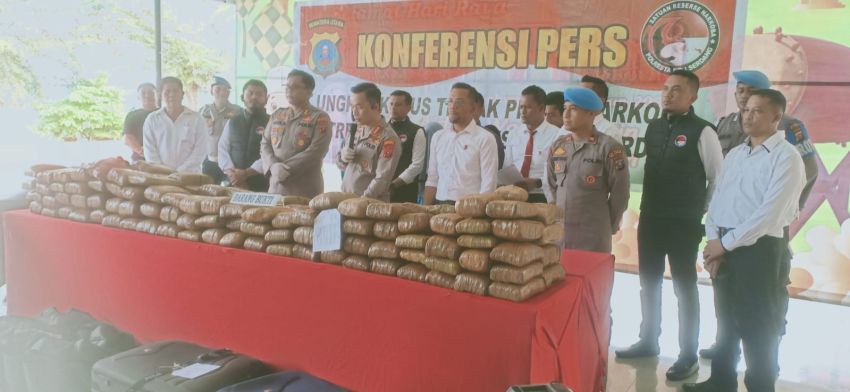 Polisi Amankan Ganja 173 Kilogram dan Tiga Tersangka