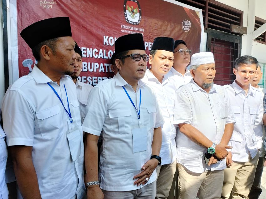 40 Berkas Bacaleg Gerindra Resmi Diberikan ke KPU Madina