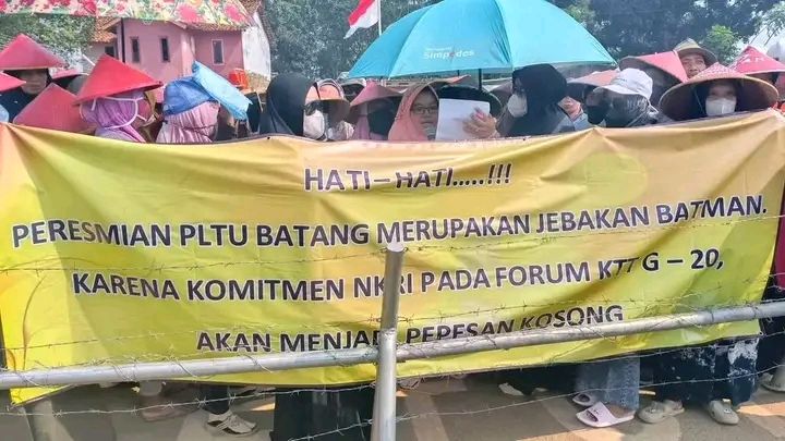 Ratusan Massa Demo Tuntut Keadilan di PLTU Batang