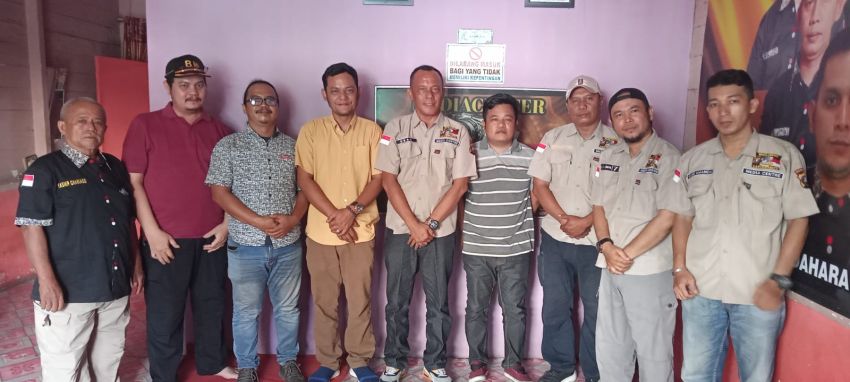 Jalin Sinergitas, SMSI Kunjungi Kantor Media Center Polres Labuhanbatu