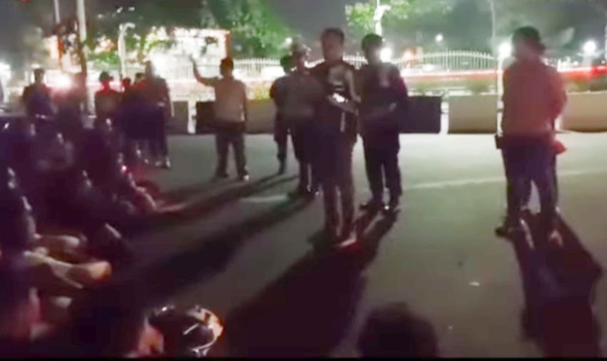 Razia Gemot dan Begal di Medan, Petugas Gabungan Amankan 40 Sepmor