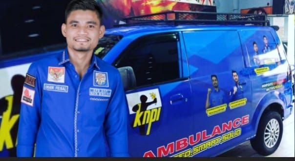 Ketua DPD KNPI Resmikan Ambulans Untuk Warga Sibolga