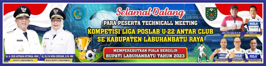 Panitia Liga Poslab U-22 gelar Technical Meeting Bersama Club se-Kabupaten Labuhanbatu Raya