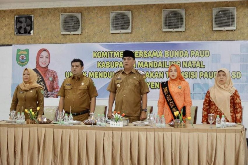 Sosialisasi Transisi PAUD Ke SD, Bupati Madina: Baik Buruk Anak Tergantung Kita