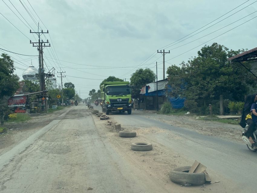 Perbaikan Jalan Sendang Rejo-Kwala Begumit, PUPR Langkat Anggarkan Rp 6,5 M
