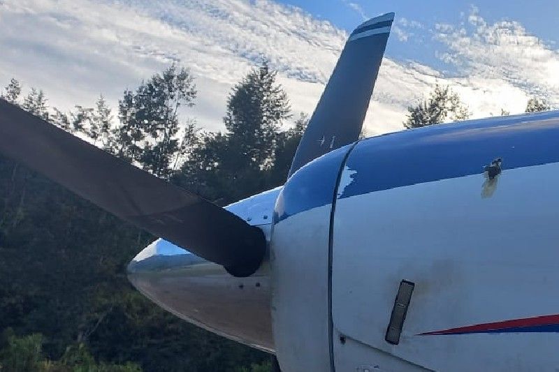 Pesawat Smart Air Ditembaki KKB di Intan Jaya Papua