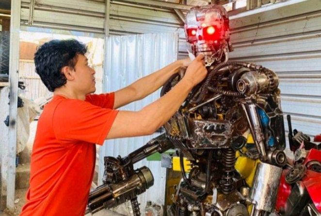 Robot Karya Warga Tegal Ikuti Pameran Internasional ASEAN Rural Culture Expo In The Framework Of Asean Identity 2023