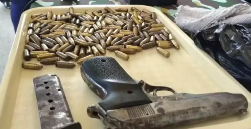 Pistol dan Ratusan Amunisi Ditemukan di Hutan Kota Jayapura Papua