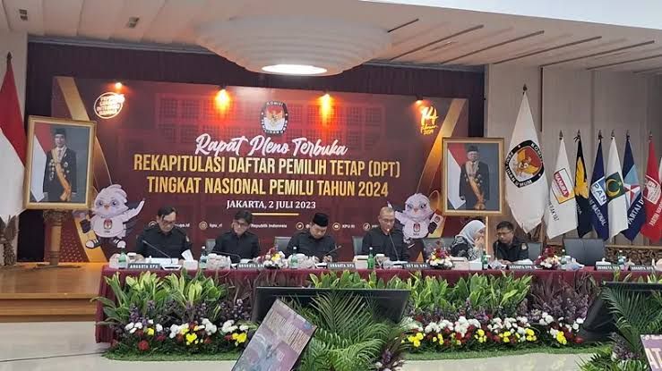 KPU RI Tetapkan DPT Pemilu 2024