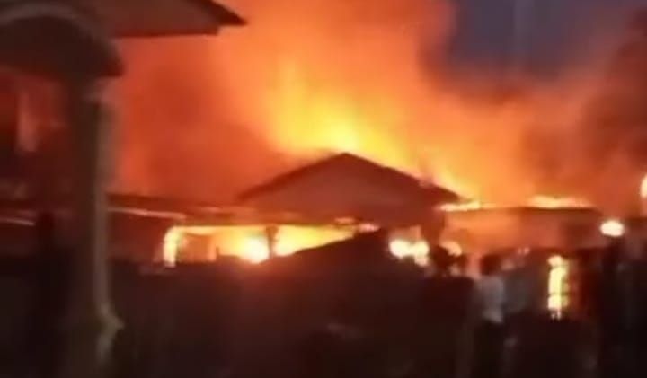 Pesta Pernikahan Berujung Duka, Rumah Mantan Anggota DPRD Langkat Terbakar