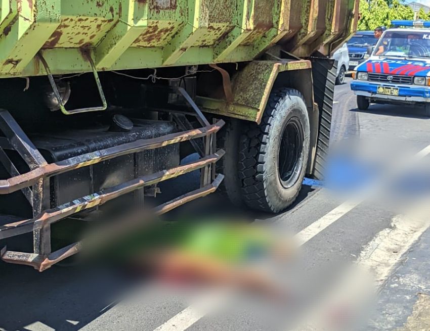 Pengendara Motor di Binjai Tewas Usai Dilindas Truk, Sempat Terseret 10 Meter