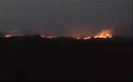 Hutan Taman Nasional Gunung Ciremai Terbakar, Tim Gabungan Berupaya Padamkan Api