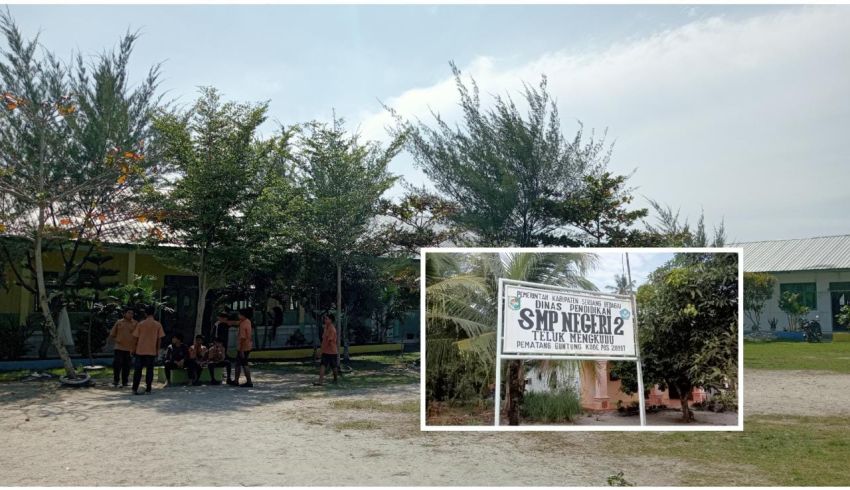 Gawat! 2 Tahun Listrik 5 Ruang Kelas SMP Negeri 2 Teluk Mengkudu Alami Kerusakan