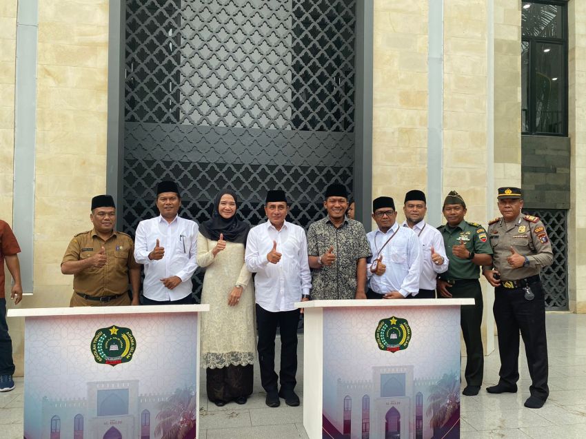 Edy Rahmayadi Resmikan Masjid Al-Halim STAI Al-Ishlahiyah Binjai