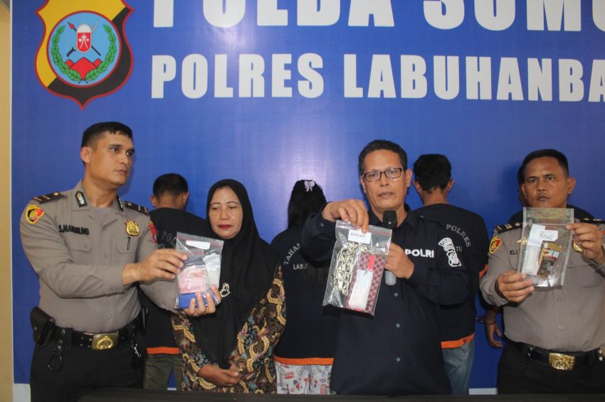 Sindikat Narkoba Antar Provinsi Diciduk Polres Labuhanbatu