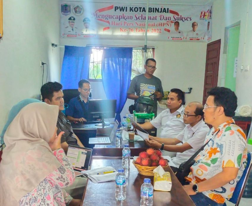 Tim Pemantau Pelaksanaan UU Pers DPR RI Kunjungi PWI Binjai