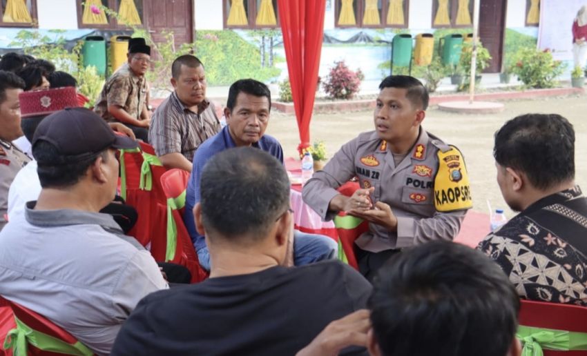 Usai Desa Sialogo, Polres Tapsel Sasar Desa Sidadi ll Jadi Kampung Bebas Narkoba