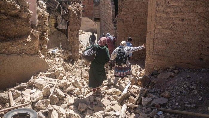 Korban Tewas Gempa Maroko Bertambah, Capai 2.122 Orang