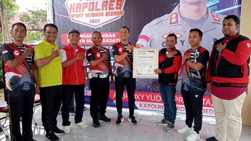 Kapolres AKBP Oxy Yudha Pratesta Resmi Buka Turnamen E-Sport Semarakkan HUT Lantas ke-68