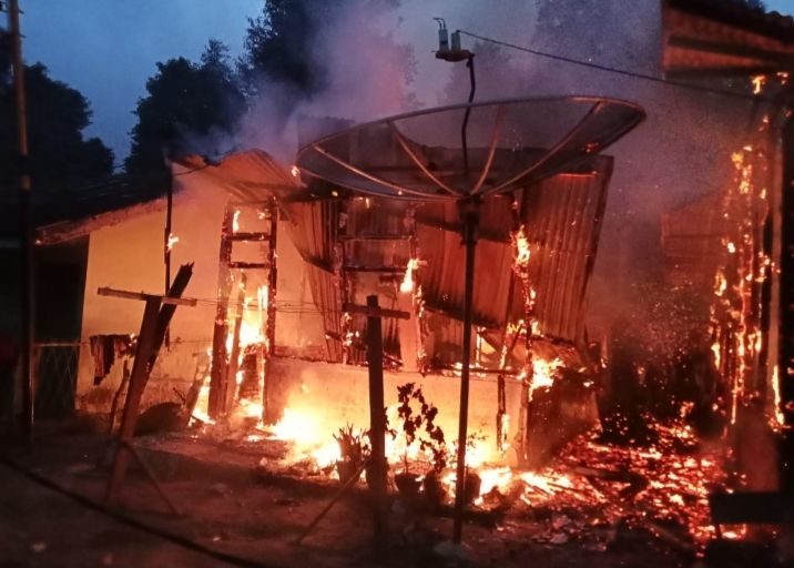 Tiga Rumah Warga di Kota Psp Hangus Terbakar