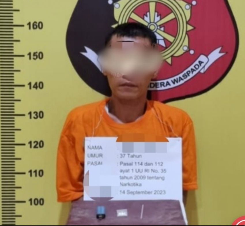 Simpan Sabu di Buku Raport, Supir Angkutan Umum Ditangkap Polisi