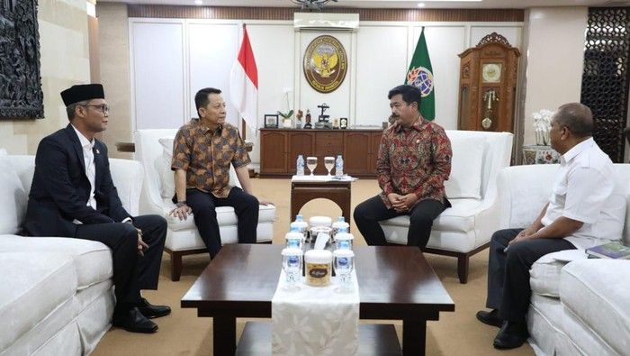 Pj Gubernur Aceh Temui Menteri BPN, Bahas Hak Tanah