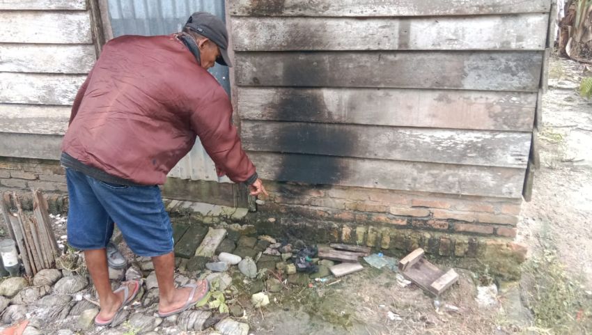 Rumah Warga Sergai Nyaris Dibakar OTK, Korban Mohon Polisi Segera di Usut Pelaku