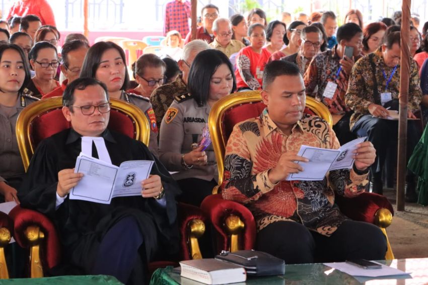 Kapolres Labuhanbatu Ajak Jemaat Gereja HKBP Perangi Narkoba