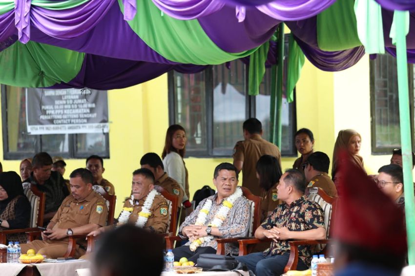 Tim Penilai Kecamatan Terbaik Tingkat Provinsi Sumut Kunjungi Kecamatan PGGS