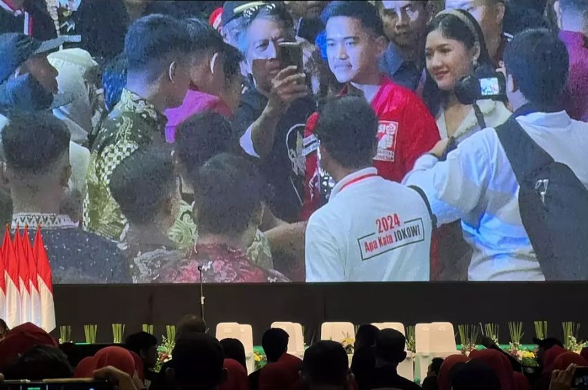 Kaesang Pangarep-Istri Hadiri Konsolidasi Nasional Relawan Jokowi