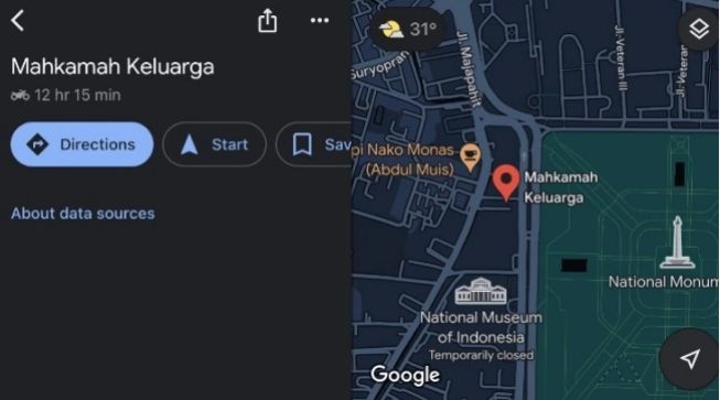 MK Jadi Mahkamah Keluarga, Begini Cara Ganti Nama Tempat di Google Maps