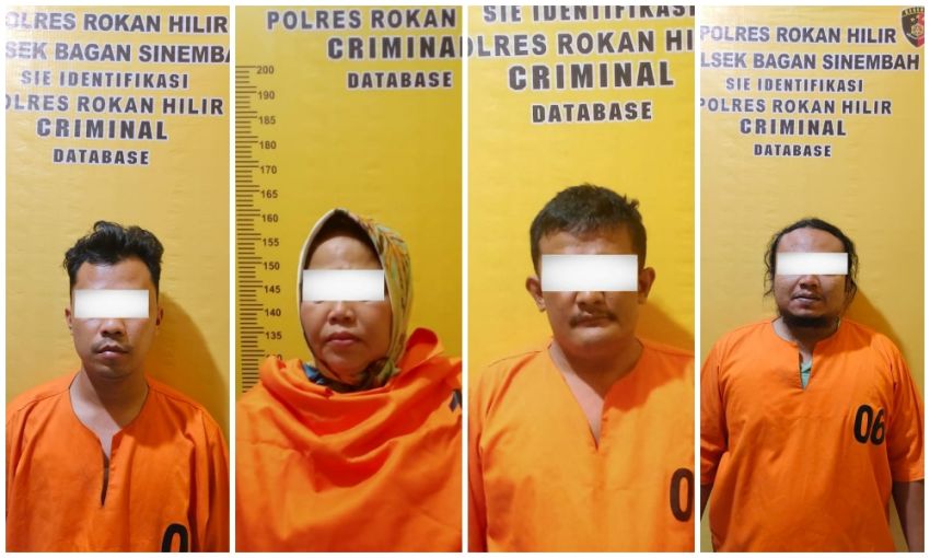 Culik dan Sekap IRT di Riau, 4 Debt Collector Ditangkap Polisi, 1 Oknum PNS DPO