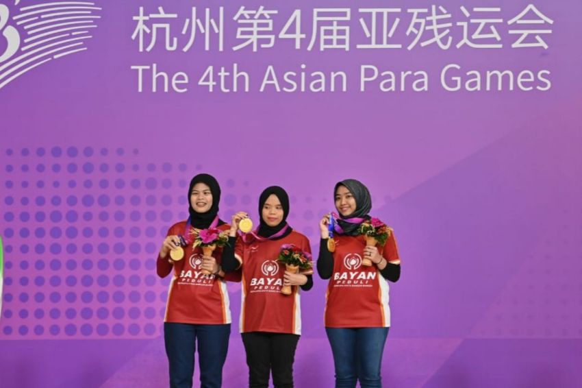 Dari 9 Atlet, NPC Sumut Sumbang 8 Emas di Asian Para Games 2023
