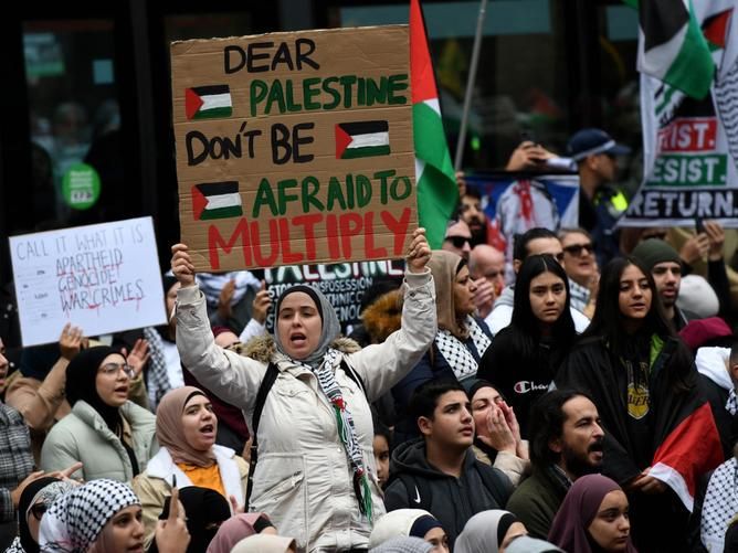 Demo Bela Palestina Diikuti Ribuan Orang di Sydney