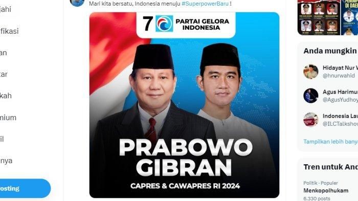 Menguat Duet Prabowo-Gibran, Bakal Diumumkan Besok dan Daftar ke KPU di Hari Terakhir