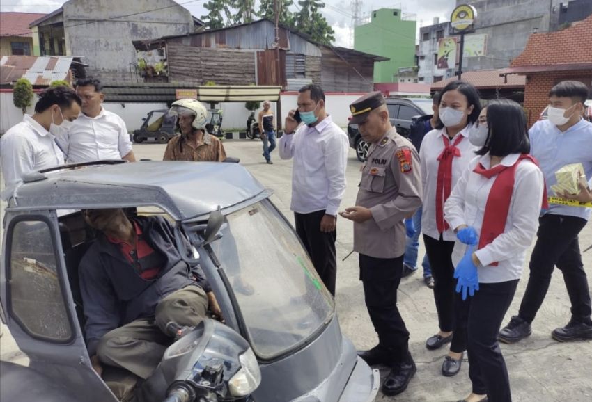 Tukang Becak Sekarat di SPBU Kota Padangsidimpuan Meninggal di RS, Ini Identitasnya