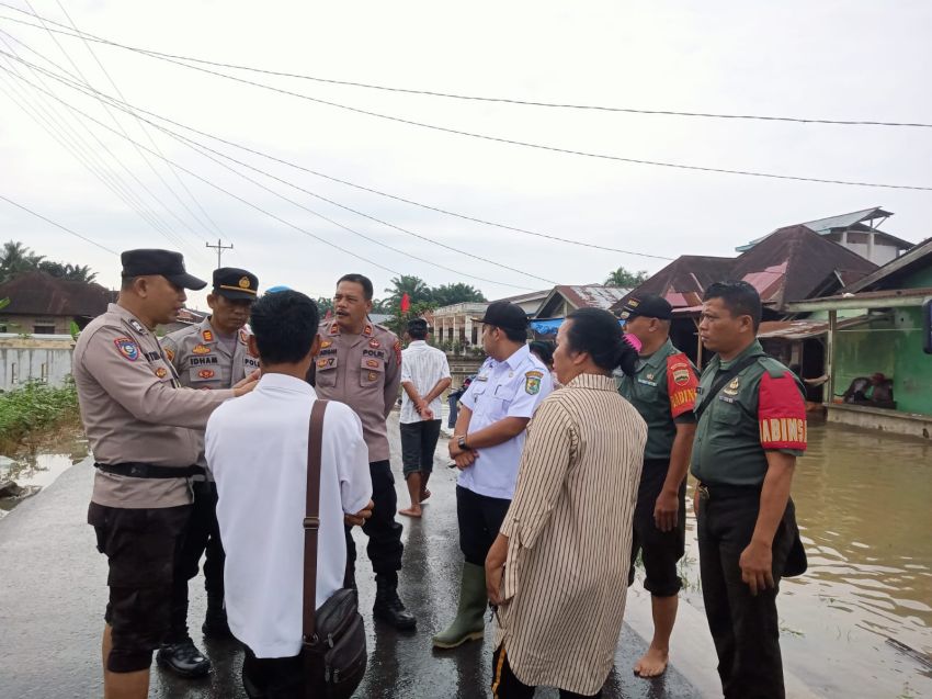 Puluhan Rumah di Sei Bamban Terendam Banjir