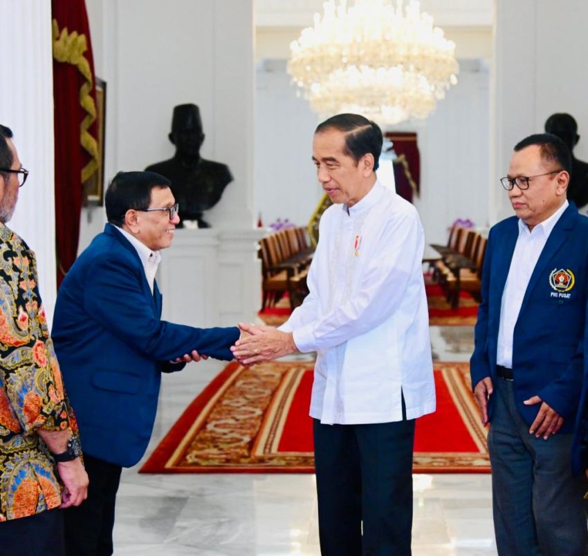 Presiden Jokowi Terima Pengurus Baru PWI Pusat di Istana Merdeka