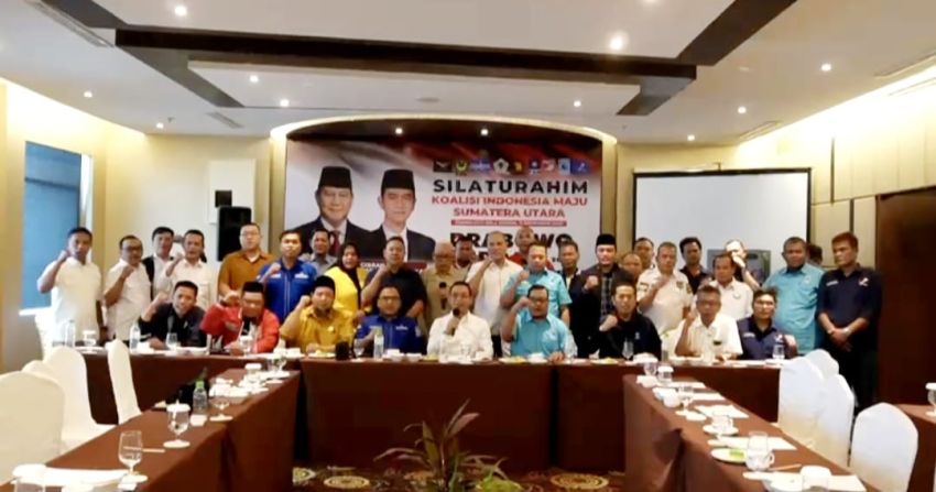 Target Parpol Pengusung Prabowo-Gibran di Sumut: Menang Satu Putaran